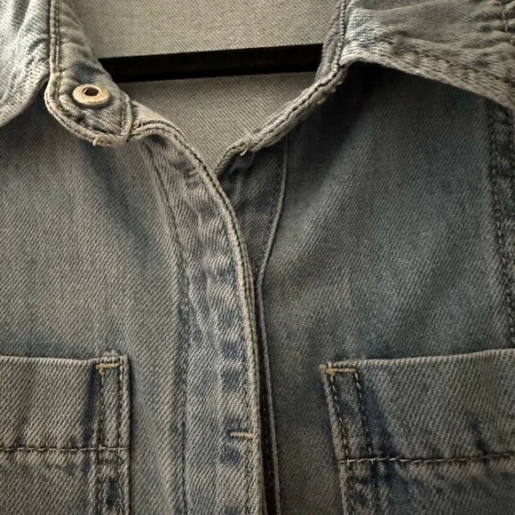 MAYE Montana Denim Shirtdress - Picture 9 of 13